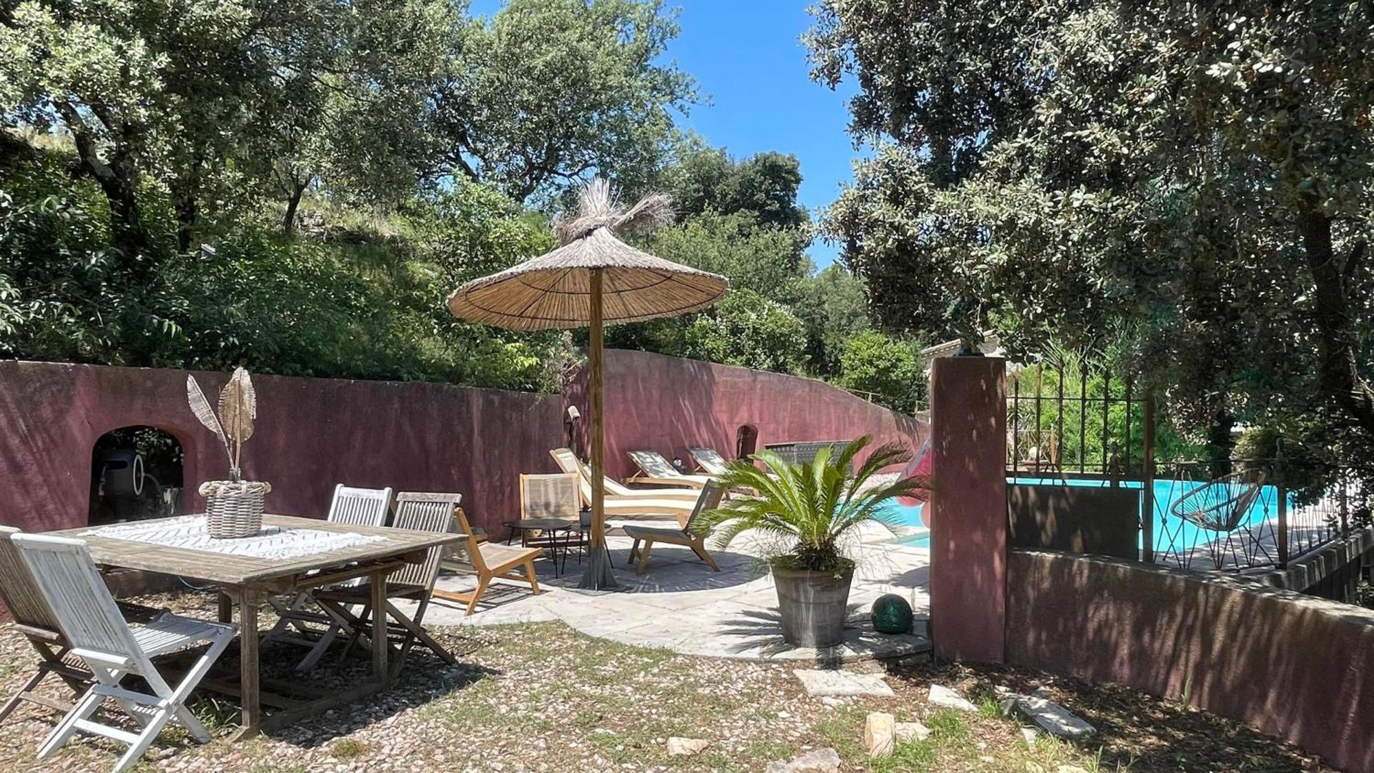 Jolie Annexe Du Mas Dans Le Coeur De La Garrigue Nimoise Villa Nîmes Dış mekan fotoğraf
